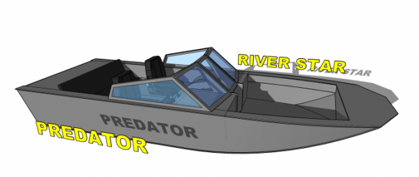 Катер из ПНД "Predator"