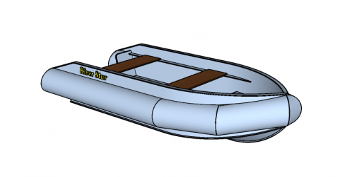 Лодка из ПНД полу баллонная