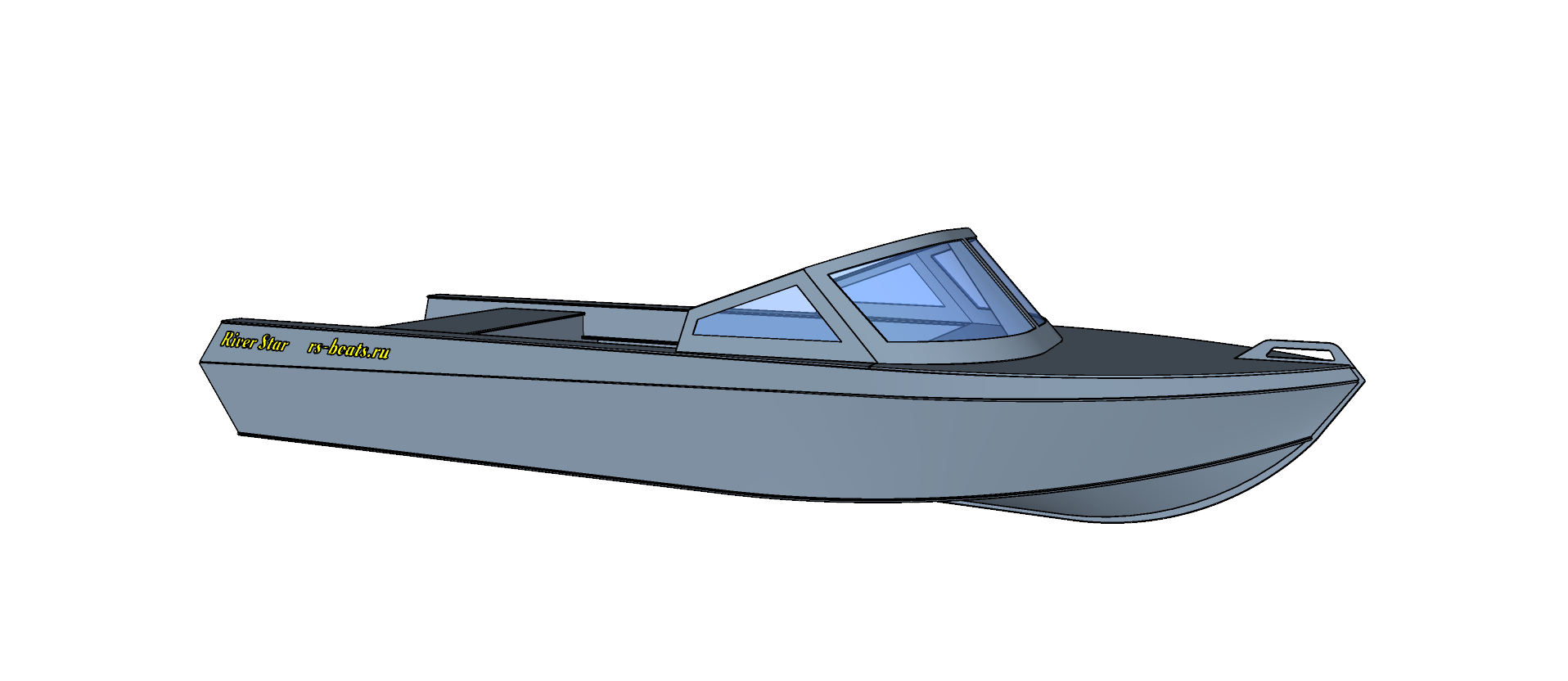 Лодка Крым из ПНД