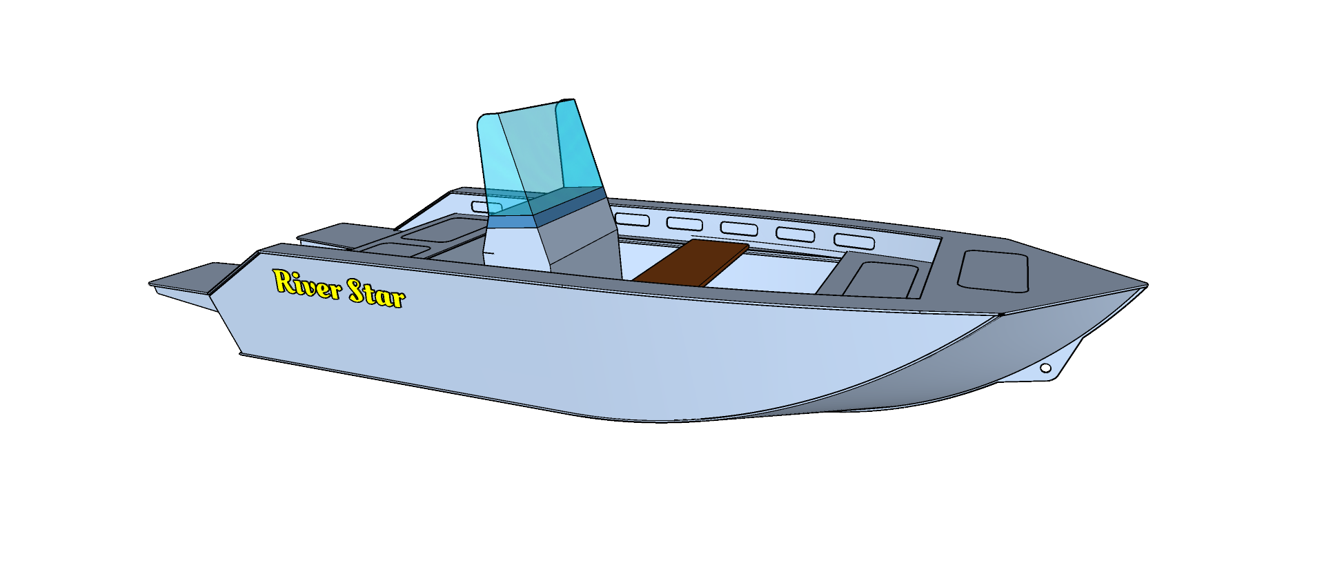 Лодка АКЛ из ПНД