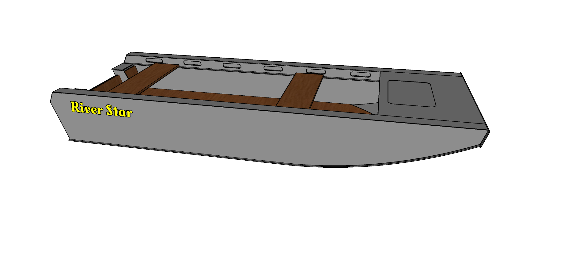 Лодка Штурм из ПНД